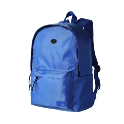 Məktəbli bel çantası Miniso Contrast Color Backpack, polyester, göy, 39x27x13 sm