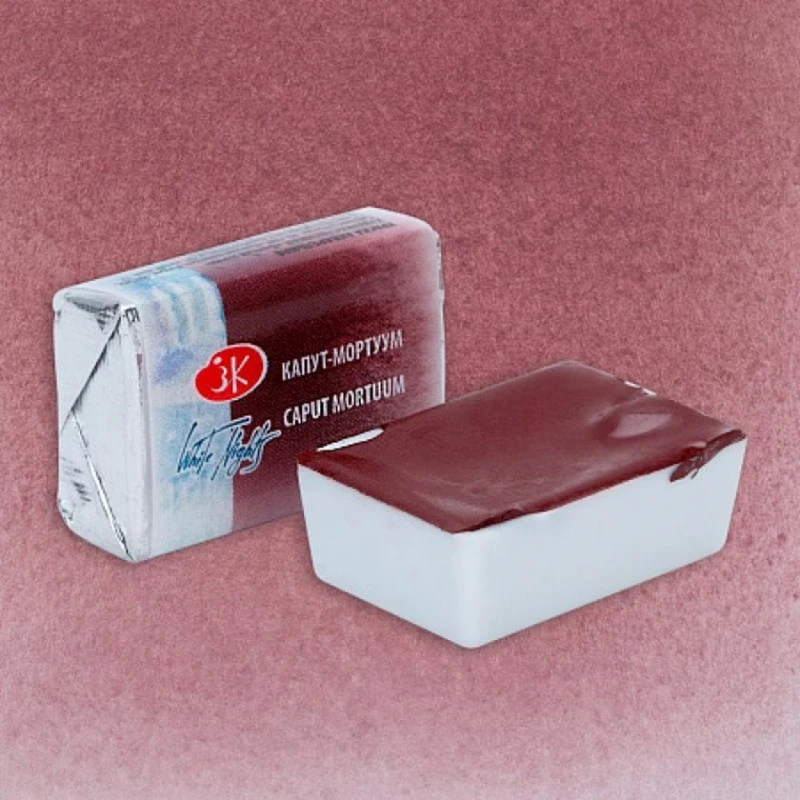 Акварель Белые ночи 2.5мл, 604 Капут-мортуум Акварель Белые ночи 2.5мл, 604 Капут-мортуум