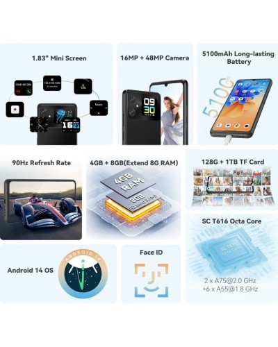 Smartfon Cubot A20 4(+8)GB/128GB Blue