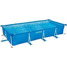 Hovuz Intex Rectangular Frame 58982/28273, karkas, həcm 7127 l, göy, 450x220x85