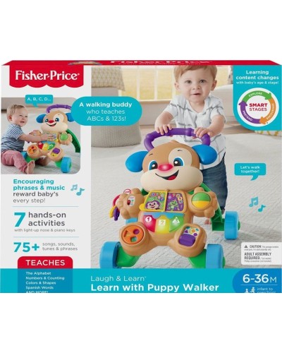 Yerimə diyircəyi Fisher-Price, Learn With Puppy Walker, 6 ay+