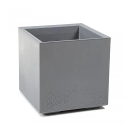 Küpə Lamela ME-935, 39x39x39.4 sm, 36 l, plastik, boz