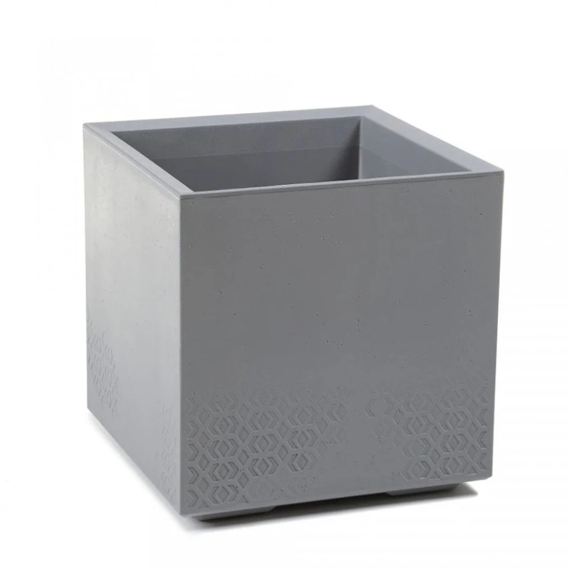 Küpə Lamela ME-935, 39x39x39.4 sm, 36 l, plastik, boz Küpə Lamela ME-935, 39x39x39.4 sm, 36 l, plastik, boz