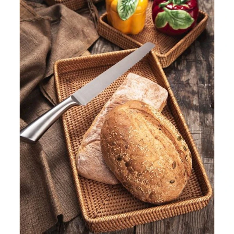 Поднос Hom-me, 37x23 см, раттан, коричневый