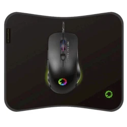 Игровой комплект (мышка + коврик) Gamemax MG7 Black