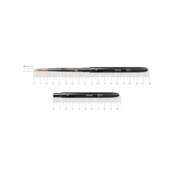 Akvarel üçün fırça Rosa Travel Brush Ocean 168 №6