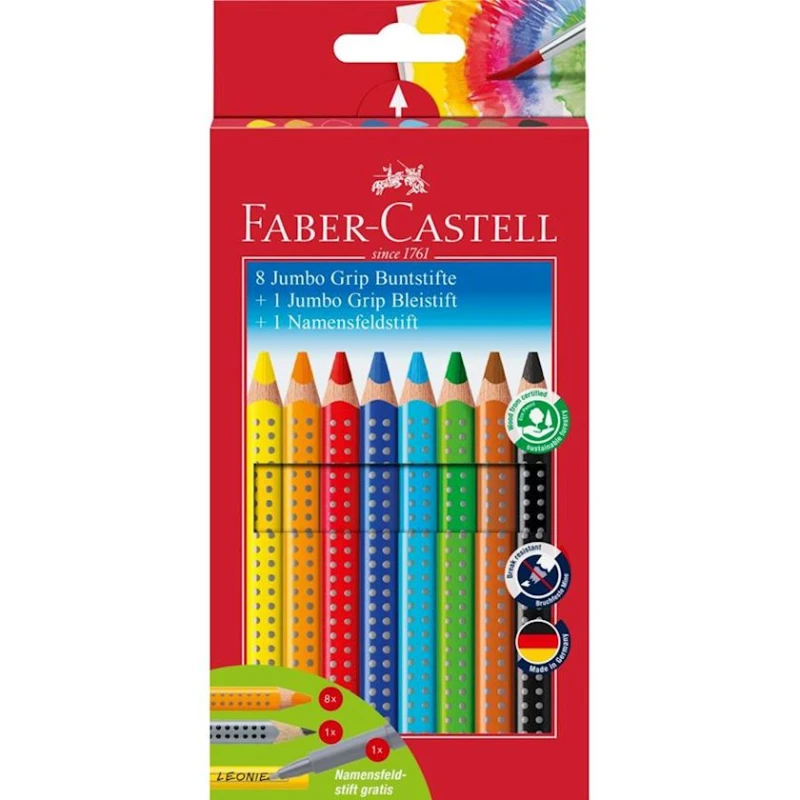 Набор карандашей Faber-Castell Jumbo Grip 280921, 10 шт Набор карандашей Faber-Castell Jumbo Grip 280921, 10 шт