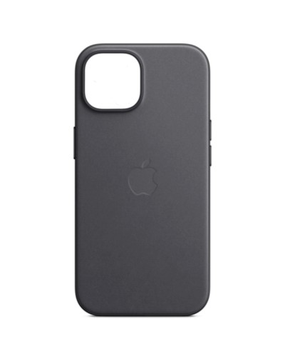 Çexol Apple FineWoven Case with MagSafe - Black Model A3132 iPhone 15 üçün (MT393ZM/A)