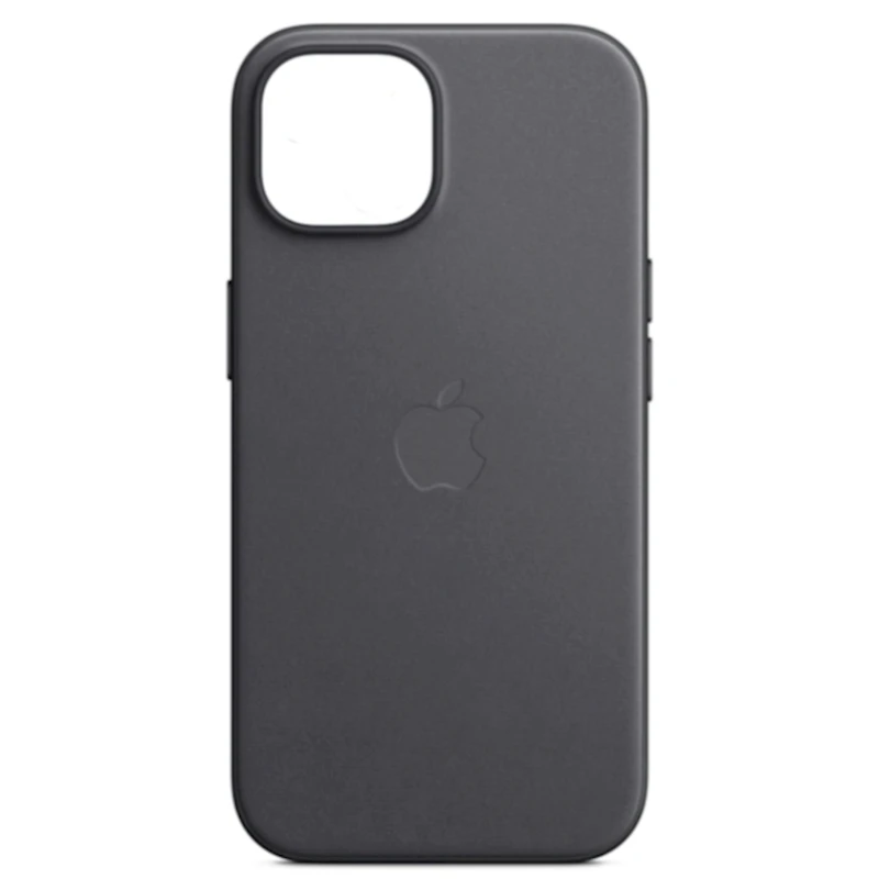 Чехол Apple FineWoven Case with MagSafe - Black Model A3132 для iPhone 15 (MT393ZM/A)