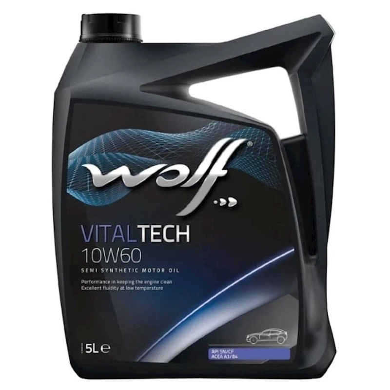 Motor yağı Wolf VitalTech 10W-60, 5 l