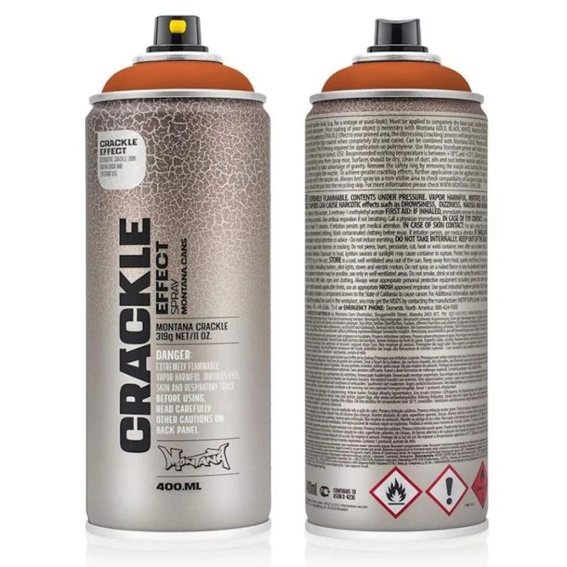 Кракелюрный лак Montana Crackle Effect Copper Brown 400 мл Кракелюрный лак Montana Crackle Effect Copper Brown 400 мл