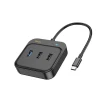 USB конвертор Hoco HB36 5 in 1 Black USB конвертор Hoco HB36 5 in 1 Black