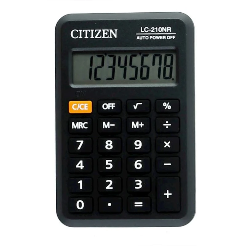 Калькулятор Citizen LC-210NR, 8 разрядов Калькулятор Citizen LC-210NR, 8 разрядов