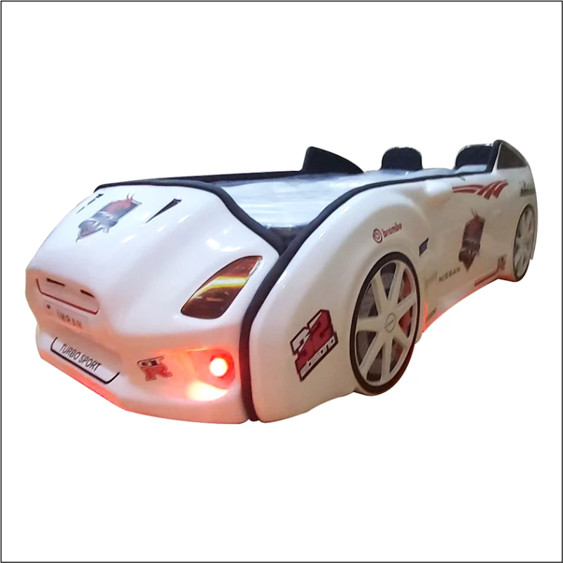 Детская кровать Baku Kids Bed Full 3D NissanGtr, 110x186 см, белая Детская кровать Baku Kids Bed Full 3D NissanGtr, 110x186 см, белая