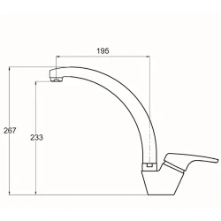 Смеситель Aquasanita Ambra 2813-601
