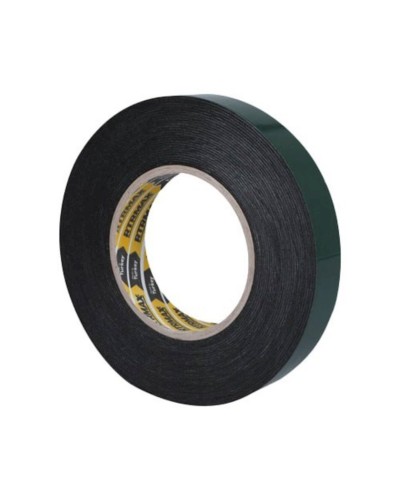 Yapışqan lent Rtrmax RNF25, qara, 25 mm