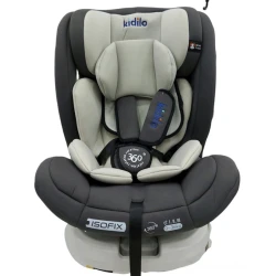 Детское автокресло Kidilo G406, серое, 9+ мес
