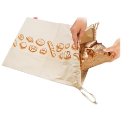 Мешок для хранения хлеба Tescoma 4Food, текстиль, бежевый, 50x35 см Мешок для хранения хлеба Tescoma 4Food, текстиль, бежевый, 50x35 см