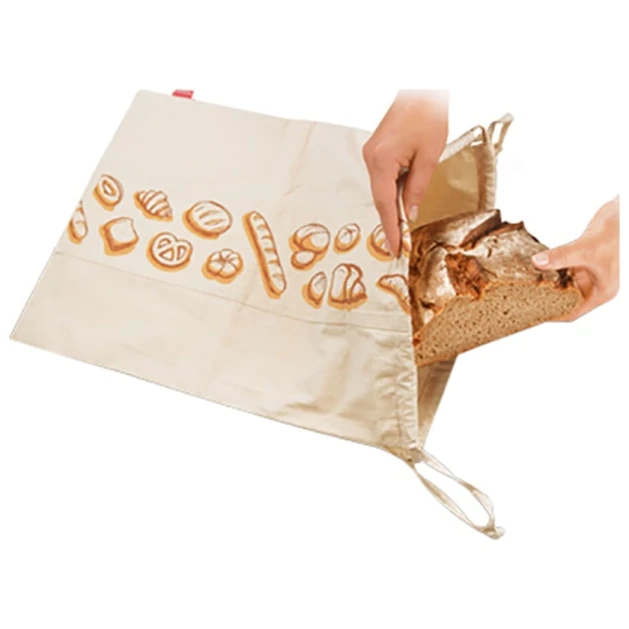 Мешок для хранения хлеба Tescoma 4Food, текстиль, бежевый, 50x35 см Мешок для хранения хлеба Tescoma 4Food, текстиль, бежевый, 50x35 см