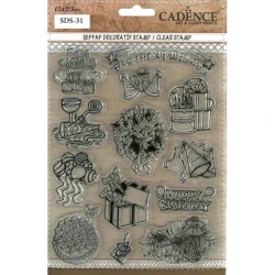 Декоративный штамп Cadence Clear Stamp 31