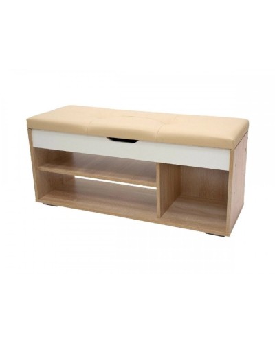 Ayaqqabı üçün tumba Art Mebel 57, laminat, qəhvəyi, 60x110x35 sm