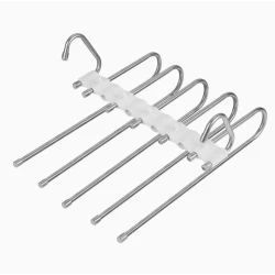 Вешалка для брюк pano_100 пятислойная, серая Вешалка для брюк pano_100 пятислойная, серая