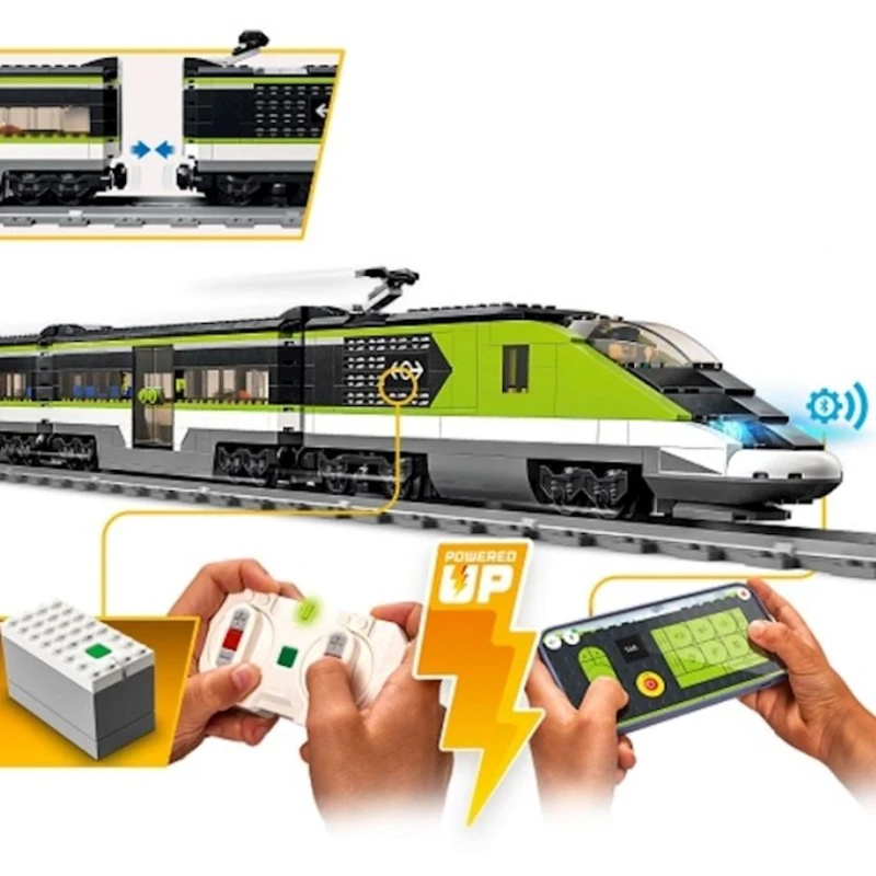 Конструктор Express Passenger Train 60337, 7+ лет,739 элементов