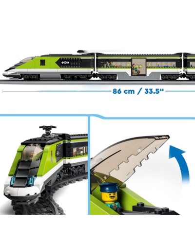 Konstruktor Express Passenger Train 60337, 7+ yaş,739 hissə