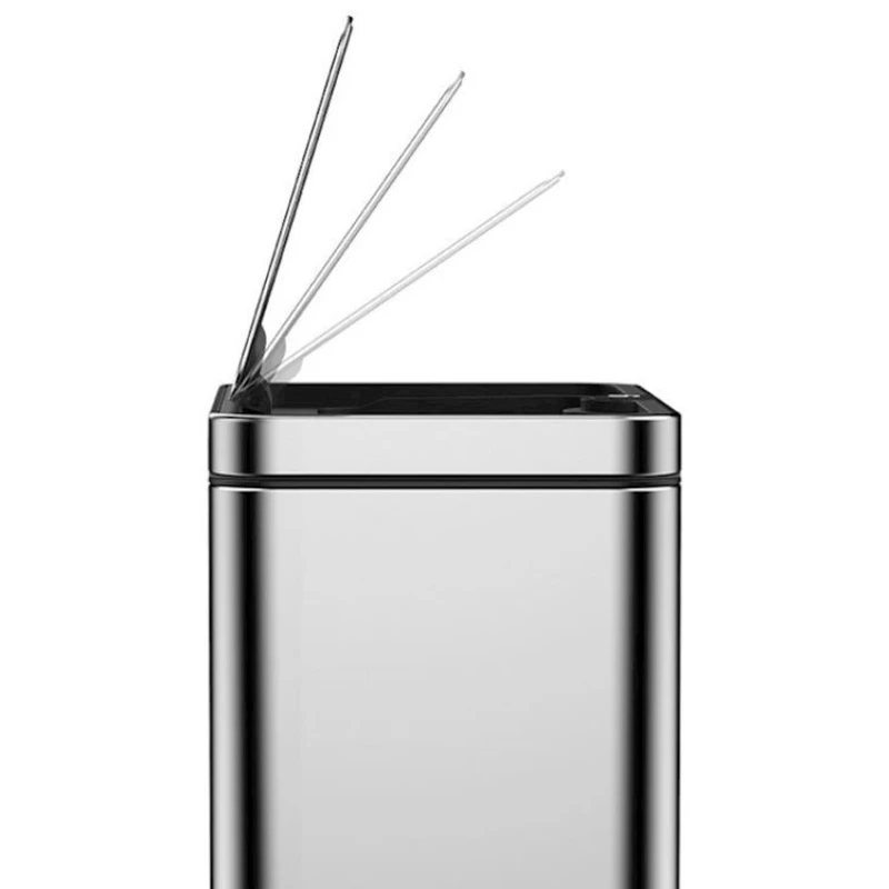 Мусорное ведро Java JH-8830 Matt Steel, 34x22x45 см, 16 л, нержавеющая сталь, серебристое Мусорное ведро Java JH-8830 Matt Steel, 34x22x45 см, 16 л, нержавеющая сталь, серебристое