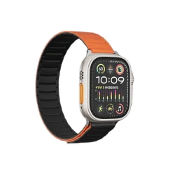 Ремешок Levelo Stella Silicone Watch Strap with Magnet - 49/46 mm Orange