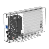 Sərt disklər üçün korpus Orico Transparent Series 2259U3 2 bölməli
