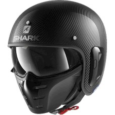 Motosikl dəbilqəsi Shark S-Dark 2 Carbon Skin, ölçü M, qara