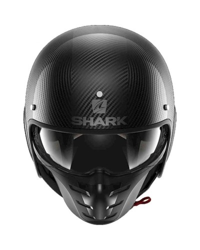 Motosikl dəbilqəsi Shark S-Dark 2 Carbon Skin, ölçü M, qara