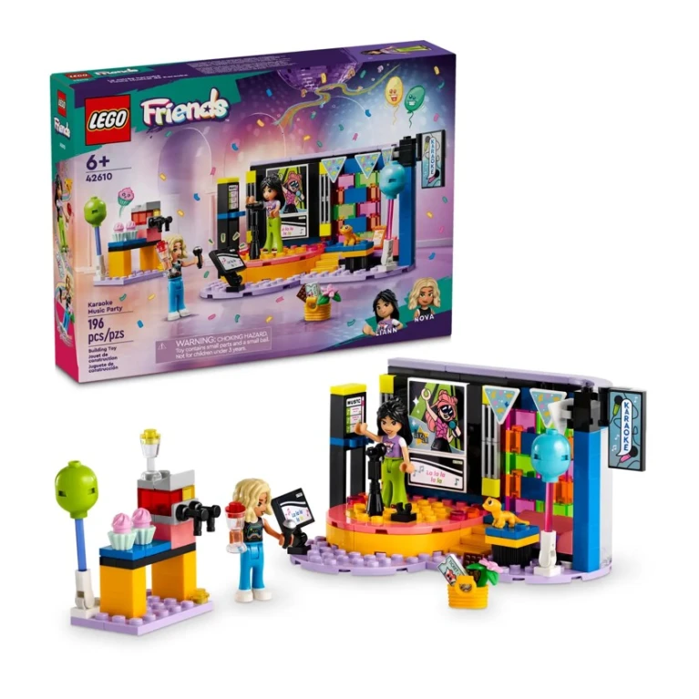 Конструктор LEGO Friends Karaoke Music Party 42610, 196 деталей, от 6 лет