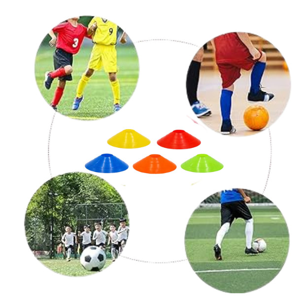 Məşq üçün konus Gymnic 020052, müxtəlif rənglər Məşq üçün konus Gymnic 020052, müxtəlif rənglər