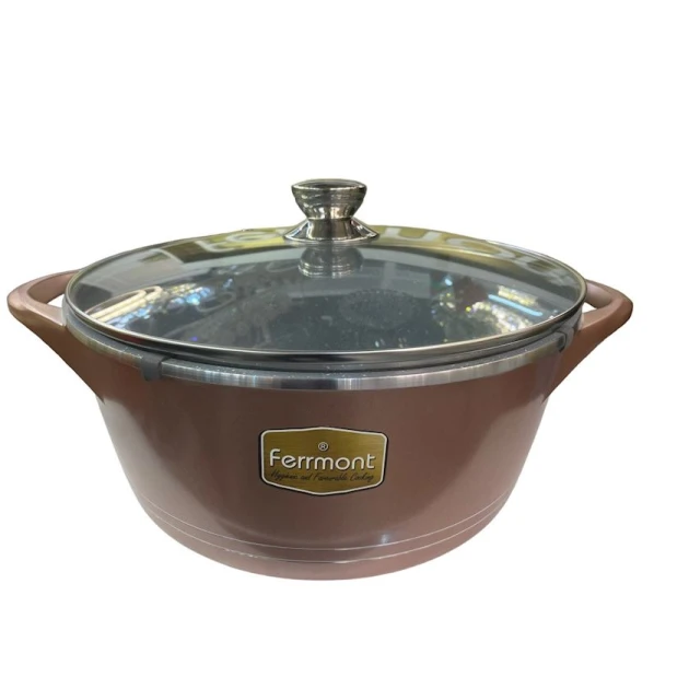 Кастрюля Berllong ZTW-FQB40, 9 л, коричневая Кастрюля Berllong ZTW-FQB40, 9 л, коричневая