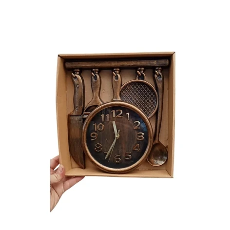 Настенные часы Bayramov Group SS-178, бронзовый, 30 см