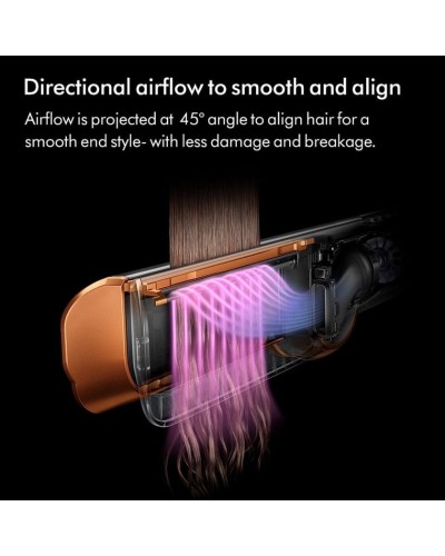 Saç üçün düzləşdirici Dyson AirStrait HT01 Jasper/Plum