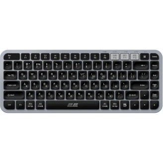 Комплект (клавиатура+мышь) 2E Combo MK430 WL/BT, EN/UK/RU, grey-black Комплект (клавиатура+мышь) 2E Combo MK430 WL/BT, EN/UK/RU, grey-black