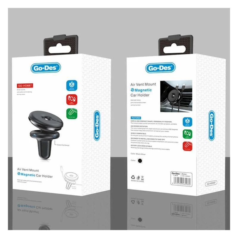 Avtomobil üçün telefon tutacağı Go-Des GD-HD687