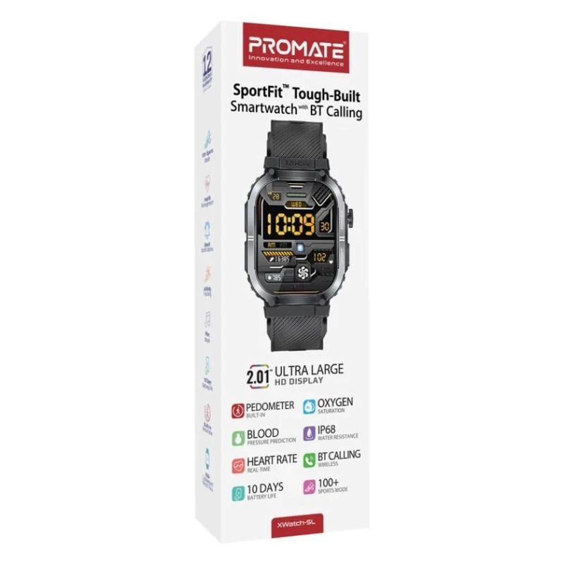 Умные часы Promate XWatch-SL Black Умные часы Promate XWatch-SL Black