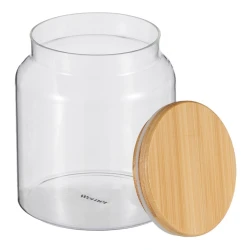 Saxlama üçün qab Werner Bambu 51935, şüşə/taxta, şəffaf/qəhvəyi, 800 ml