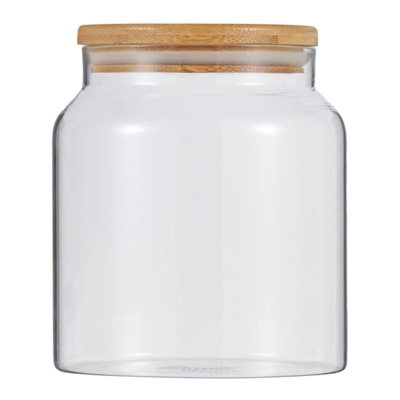 Емкость для хранения Werner Bambu 51935, стекло/дерево, прозрачная/коричневая, 800 мл Емкость для хранения Werner Bambu 51935, стекло/дерево, прозрачная/коричневая, 800 мл