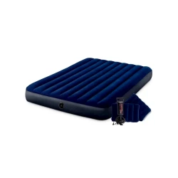 Матрас надувной Intex 111869033, синий, 203x152x25 см Матрас надувной Intex 111869033, синий, 203x152x25 см