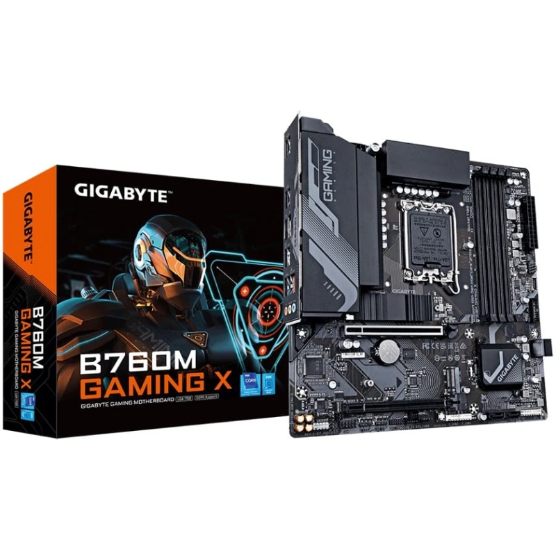 Материнская плата Gigabyte B760M GAMING X Intel LGA1700 Материнская плата Gigabyte B760M GAMING X Intel LGA1700