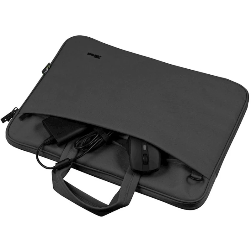 Сумка для ноутбука Trust Bologna Eco-friendly Slim 16 inch Black (24447) Сумка для ноутбука Trust Bologna Eco-friendly Slim 16 inch Black (24447)