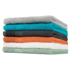 Полотенце для рук JYSK Uppsala, 50x90 см, хлопок, светло-серый