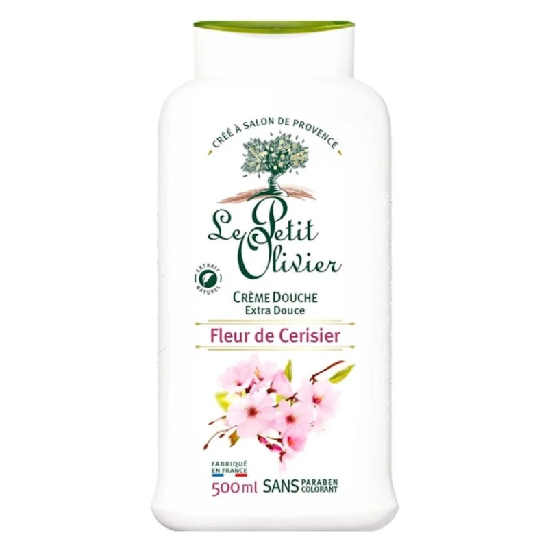 Duş kremi Le Petit Olivier Fleur de Cerisier, 500 ml Duş kremi Le Petit Olivier Fleur de Cerisier, 500 ml
