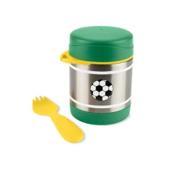 Пищевой термос Skip Hop Spark Style Футбол, нержавеющая сталь, разноцветный, 325 мл