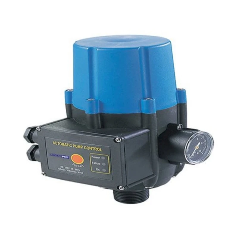 Редуктор давления воды Lucky Pro SOG-8229, черный/синий